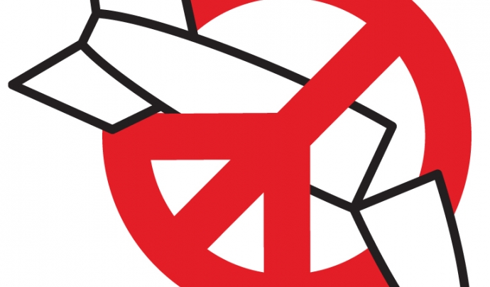 Logotip de la Campanya Internacional per l'Abolició de les Armes Nuclears Font: 