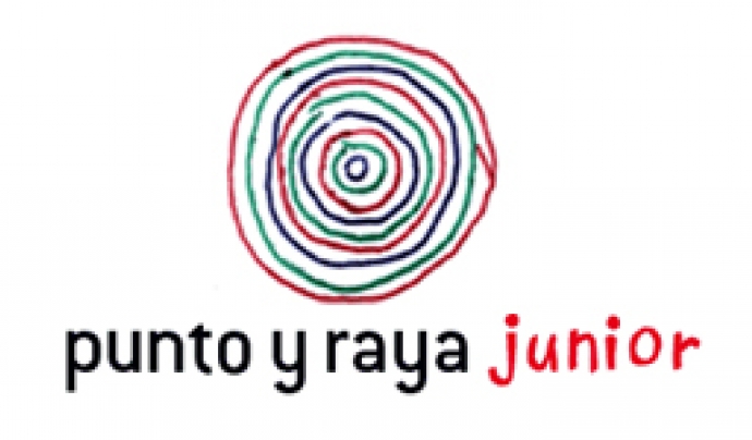 Logotip del festival Punto y Raya Junior Font: 