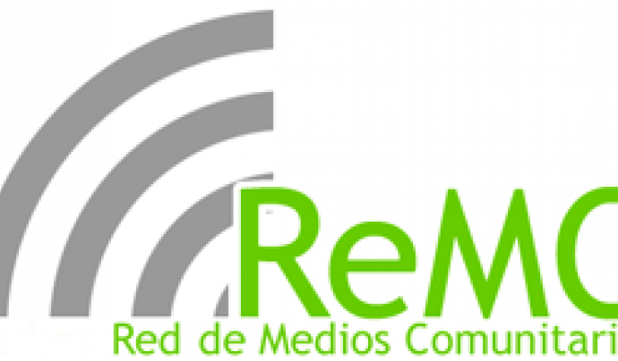 Logotip de la Red de Medios Comunitarios Font: 