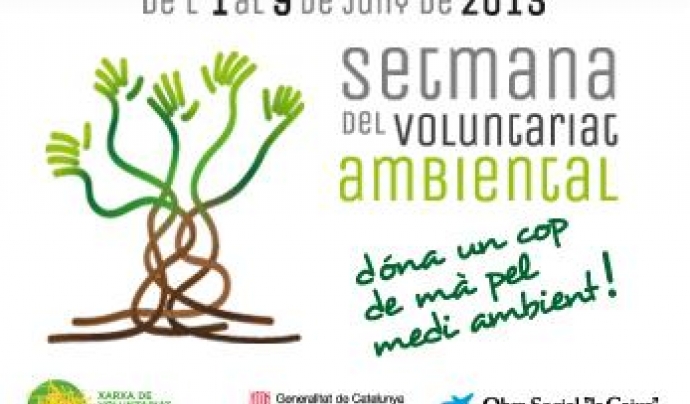 logo de la Setmana del Voluntariat Ambiental 2013 Font: 
