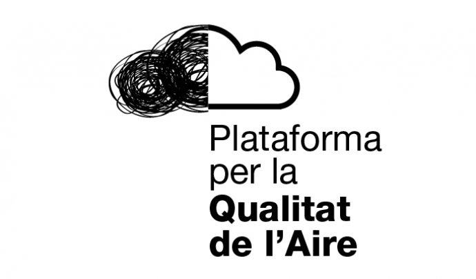 Logotip de la Plataforma per la Qualitat de l'Aire Font: 