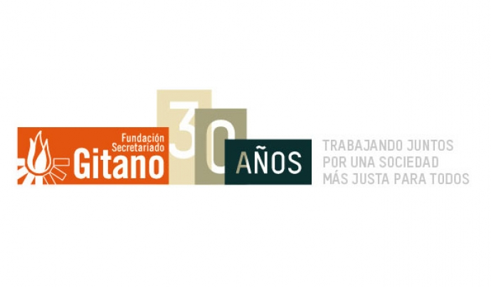 Logotip dels 30 anys de la Fundación Secretariado Gitano Font: 