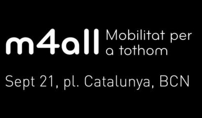 Logotip de m4all, mobilitat per a tothom Font: 
