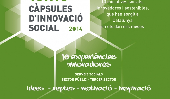 Jornada 10x10 Càpsules d'Innovació Social Font: 