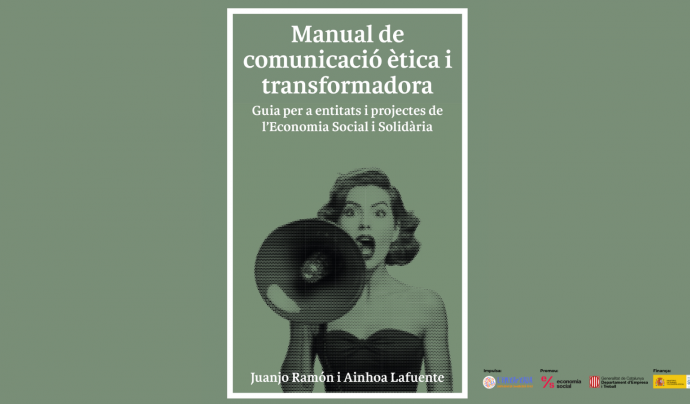 Portada de la edició impresa del Manual de comunicació ètica i transformadora per a entitats Font: L'Enxarxada SCCL