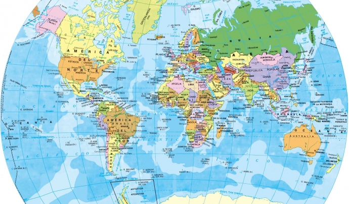 Un mapa del món