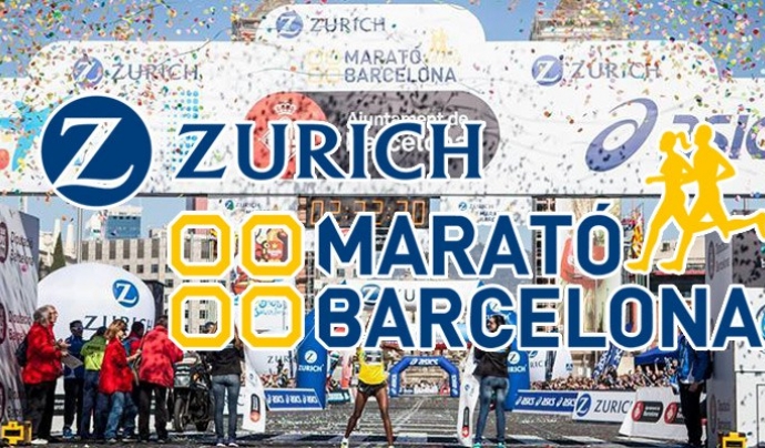 El cartell de la Zúrich Marató de Barcelona. Font: Zurich Marató de Barcelona.  Font: 