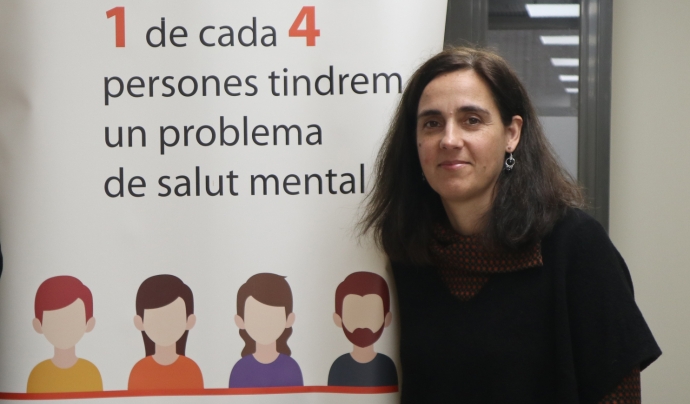 Marta Poll, directora de la Federació Salut Mental Catalunya, és diplomada en treball social i psicòloga especialitzada en trastorn mental greu, intervenció familiar i integració social i laboral de col·lectius amb especial dificultats. Font: Salut Mental Catalunya