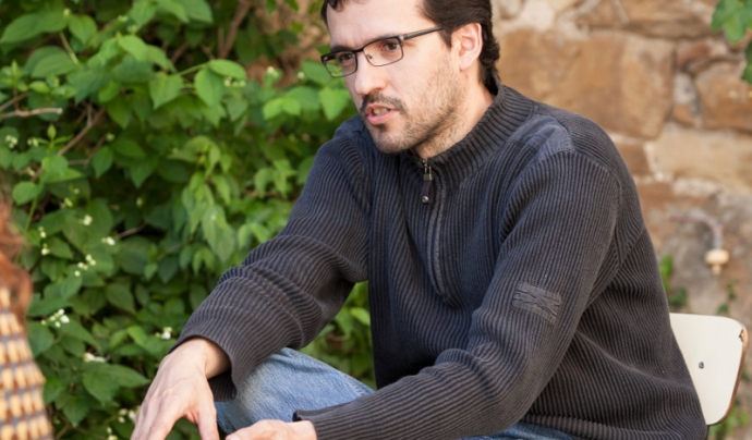 Martí Ferrer, president del Moviment Coral Català. Autor Toni Galitó. Font: 