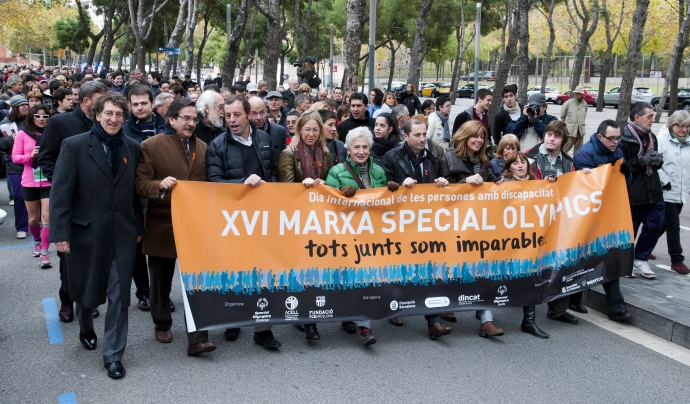 La Marxa Special Olympic va celebrar la seva 16a edició el dia 24 de novembre Font: 