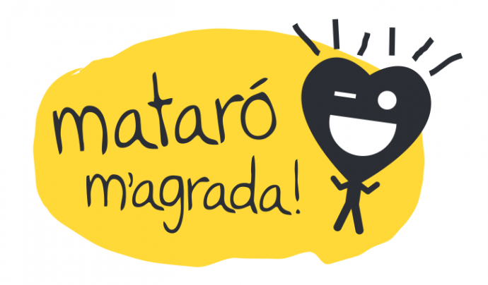 Mataró m'agrada. Logo de la campanya "Mataró, ciutat de valors"