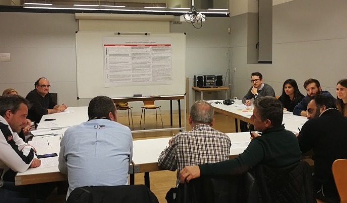 Una sessió de treball en el marc del projecte Font: Portal d'entitats de Mataró