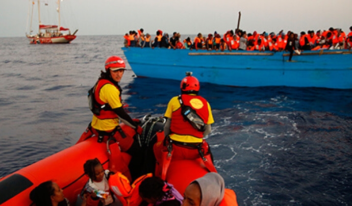 Rescat al Mar Mediterrani Font: Proactiva Open Arms
