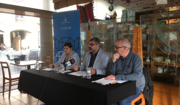 Representants de l'ajuntament presentant l'edició de 2016 Font: Ajuntament de Mataró