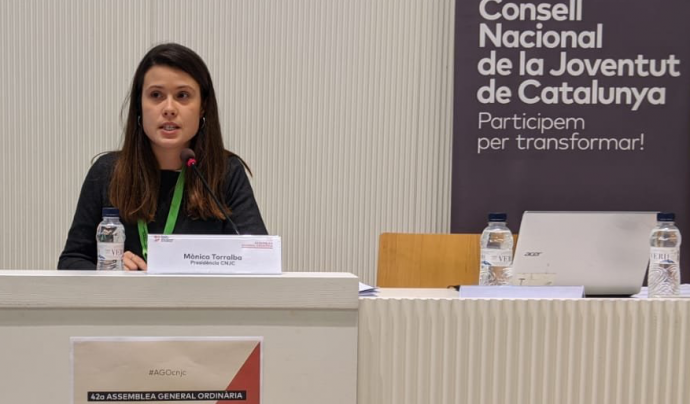 Mònica Torralba, expresidenta del CNJC Font: Consell Nacional de Joventut de Catalunya