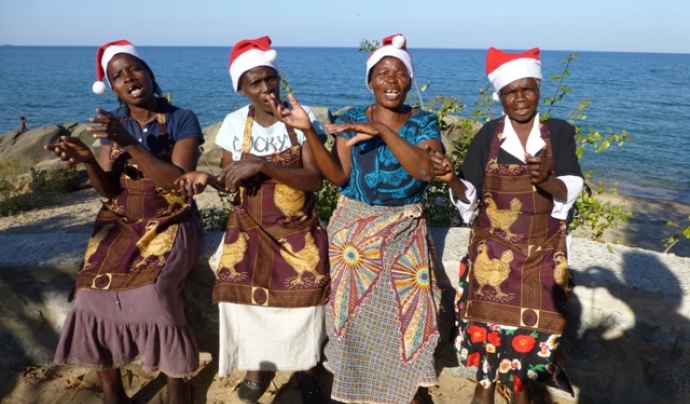 Celebrant el Nadal a Àfrica. 