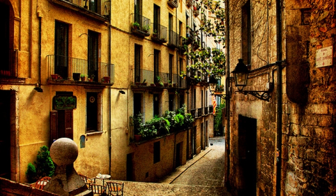 Streets of Girona. Fotografia de l'usuari Flickr Toni Verdú Carbó Font: 