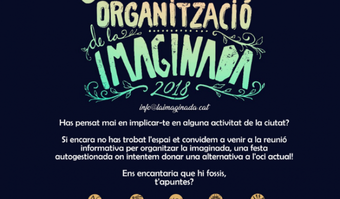 Cartell de crida de voluntariat per a La iMAGInada. Font: La iMAGInada