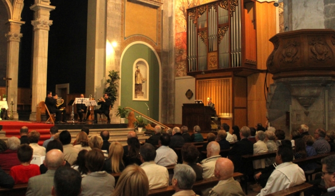 Concert d'orgue a l'església parroquial de Santa Maria de l’Alba de Tàrrega. Festival  Festival d’Orgues de Ponent i el Pirineu (2014) Font: 