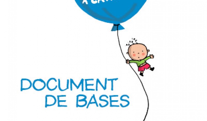 Portada del Document de Bases per al Pacte per a la infància a Catalunya