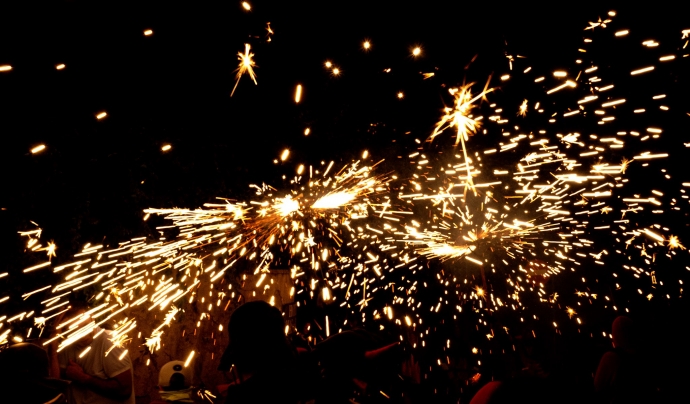 El foc serà un dels protagonistes de l'espectacle central del Festival Franquesa, 'Pur'. Font: Festival Franquesa