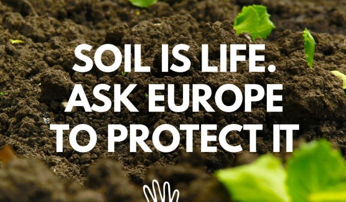 People4Soil és una campanya legislativa ciutadana per la protecció del sòl a Europa (imatge: peope4soil.eu) Font: 