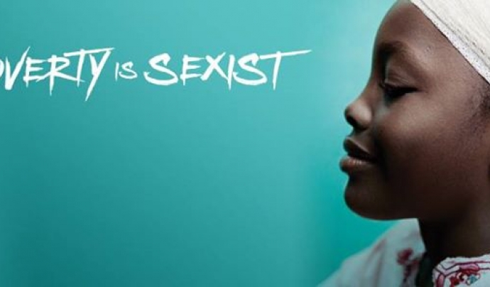Imatge de la campanya "Poverty is sexist" Font: 