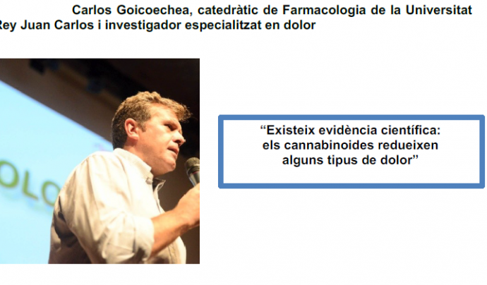 Carlos Goicoechea, un dels ponents Font: Cannabmed