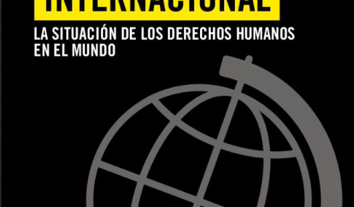 La portada de l'informe del 2016/2017. Font: Amnistia Internacional Font: 