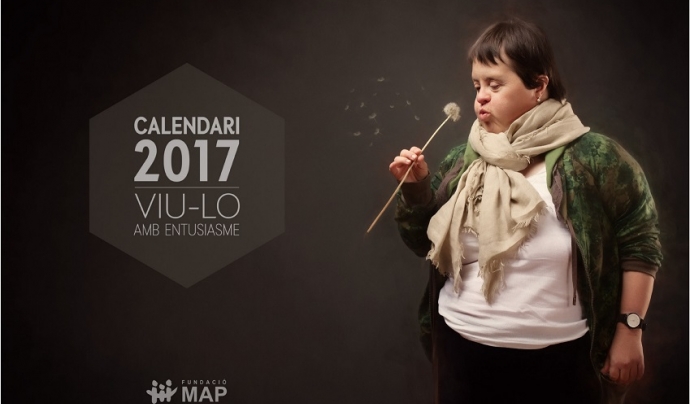 La portada del calendari que han venut des de la Fundació per recaptar fons Font: Fundació MAP