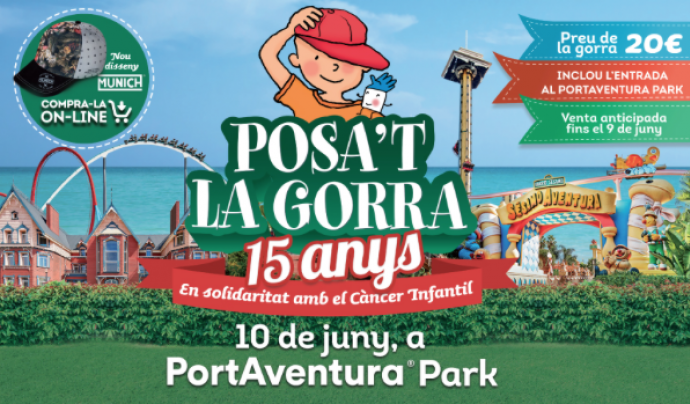 15a edició de la festa del Posa't la gorra! a PortAventura  Font: AFANOC