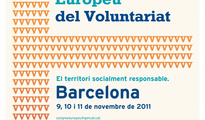 Cartell del II Congrés Europeu del Voluntariat Font: 