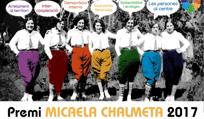 Premi Micaela Chalmeta. Font: Twitter de Coòpolis Font: 