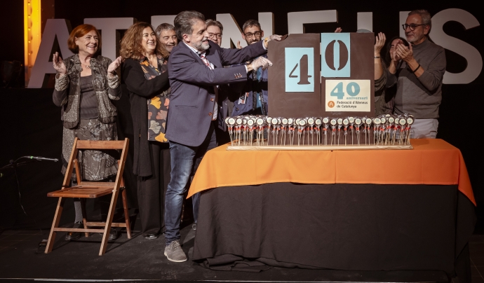 La Federació d'Ateneus celebra els 40 anys de la seva fundació a la gala dels Premis Ateneus Font: Toni Galitó