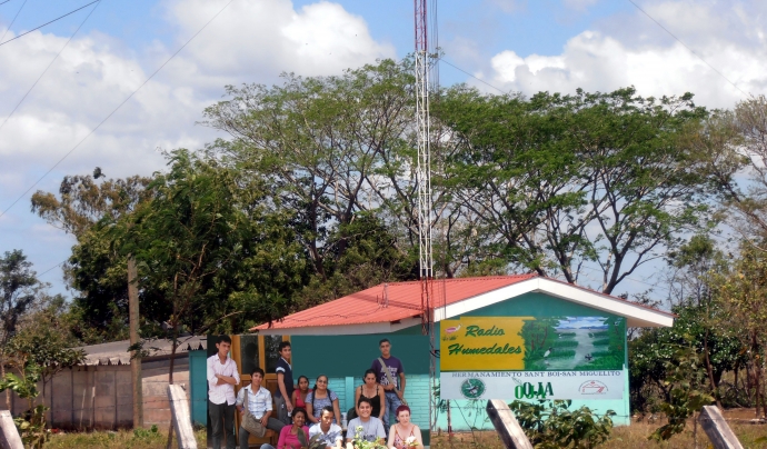 Radio Humedales és un projecte de ràdio comunitària que va ajudar a tirar endavant l'entitat. Font: Carme Alcalde