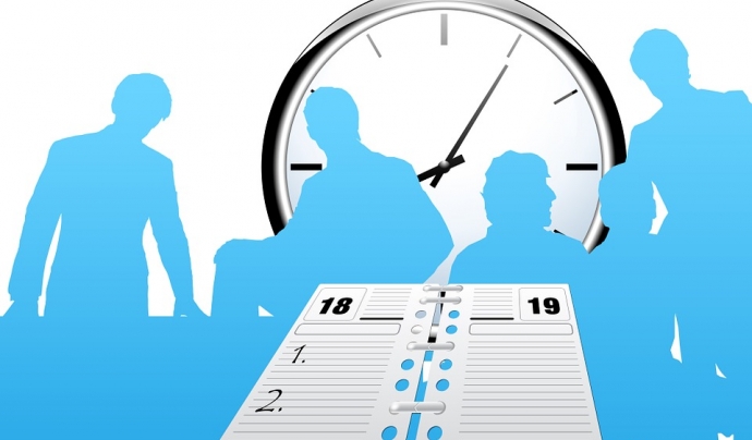 És també obligació de les persones treballadores registrar les hores de la seva jornada laboral. Font: Pixabay  Font: 