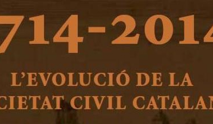 Imatge del cartell: 1714-2014 L'evolució de la societat civil catalana