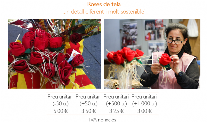La Fundació Ared ofereix regals solidaris per Sant Jordi Font: 