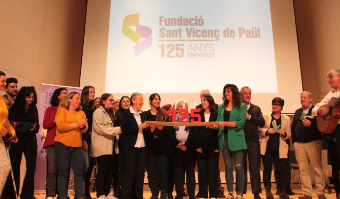 La Fundació Sant Vicenç de Paül va celebrar el novembre passat a Figueres el 125è aniversari amb un acte d’agraïment a les persones que n'han format part. Font: Fundació Sant Vicenç de Paül