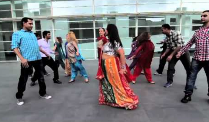 Fotograma d'un dels vídeos del projecte Raval Scan&Dance! Font: 