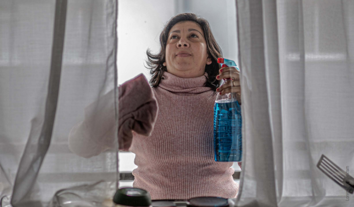 Magaly Rivera, treballadora de la llar Font: Pablo Tosco / Oxfam Intermón