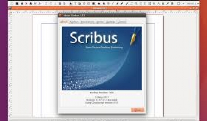 Scribus és una eina de maquetació  Font: Scribus