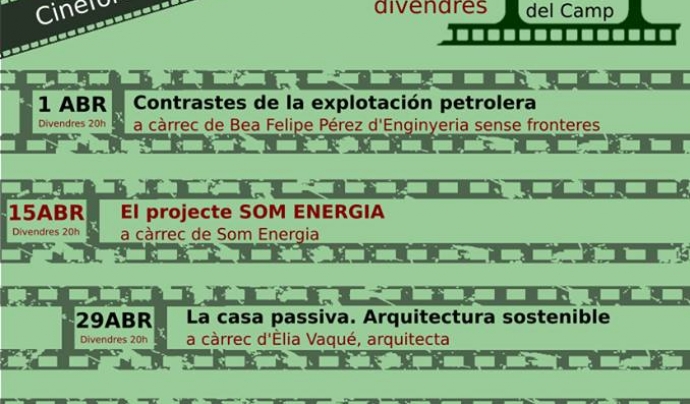 Cartell del cicle de cinema ambiental "Selva Cine Viu" (imatge: Selva cIne viu Font: 