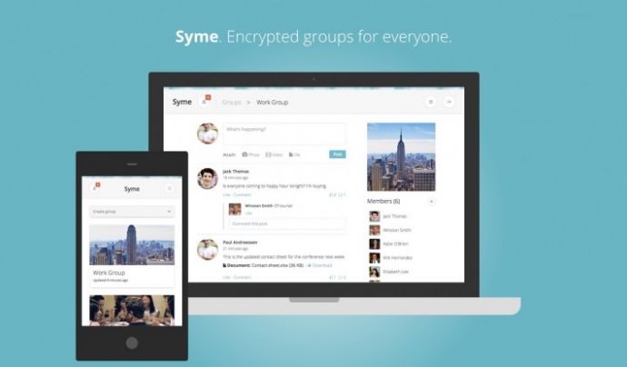 Syme, una xarxa social encriptada Font: 