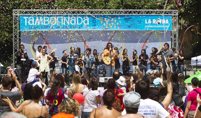 Imatge de la tamborinada 2011 (Foto: Fundació La Roda) Font: 