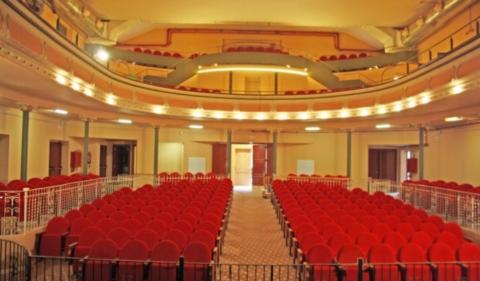 El pati de butaques del Teatre de Sarrià rehabilitat Font: 