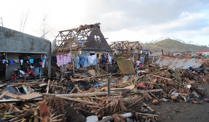 El desastre de Filipines ha arrassat tot el país. Foto: European Commission DG E Font: 