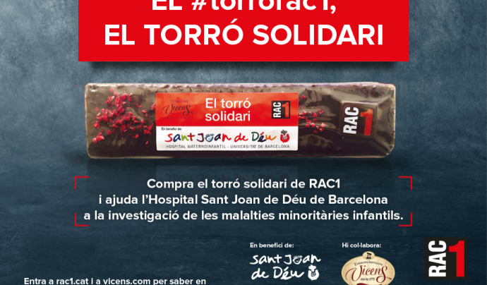 Torró Solidari RAC1. Font: RAC1 Font: 