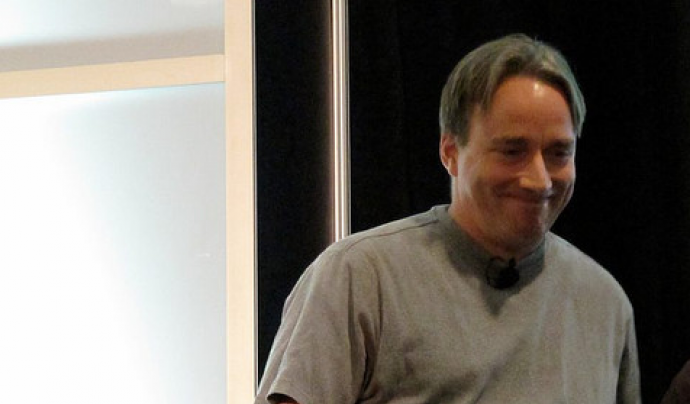 Linus Torvalds. Fotografia realitzada per Randal Schwartz Font: 
