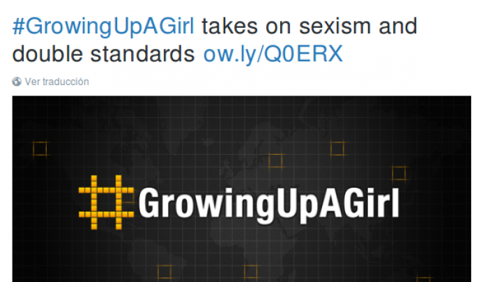 #GrowingUpAGirl evidencia el rols de gènere a Twitter Font: 